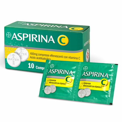 ASPIRINA 10CPR EFF 400+240MG
