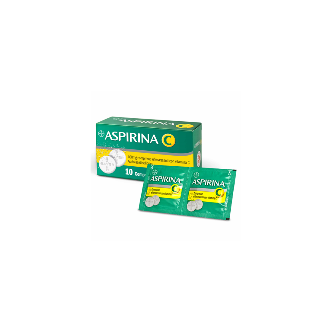 ASPIRINA 10CPR EFF 400+240MG