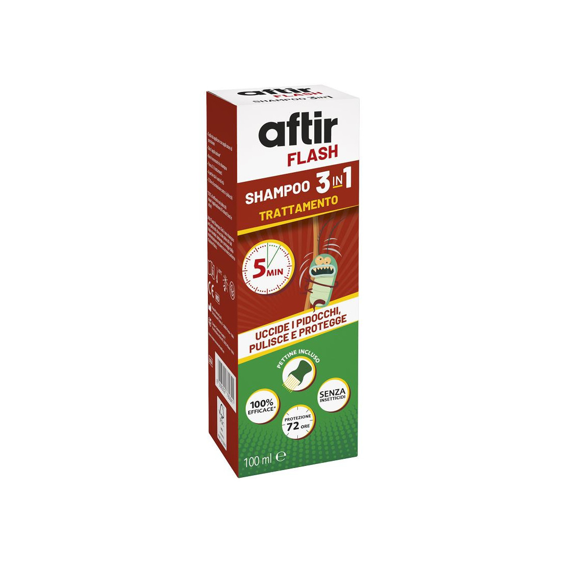AFTIR FLASH SHAMPOO 3IN1 100ML