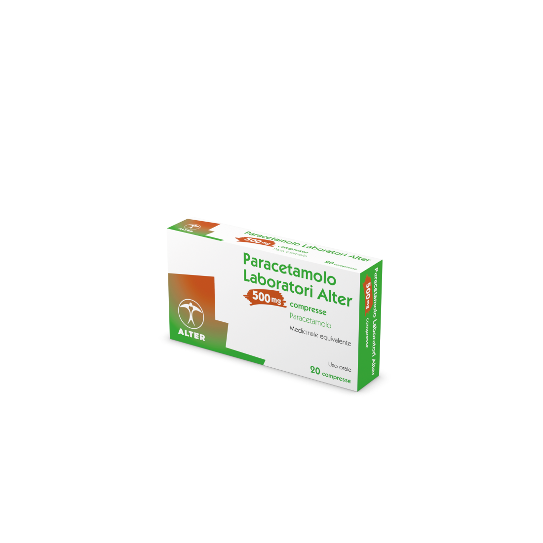 PARACETAMOLO ALT 20CPR 500MG