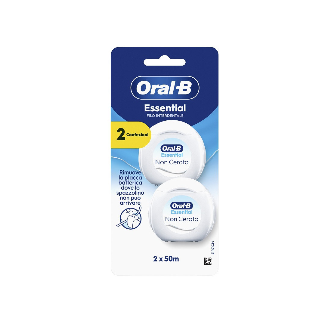 ORALB MAN FILO INTERD N/C 2PZ