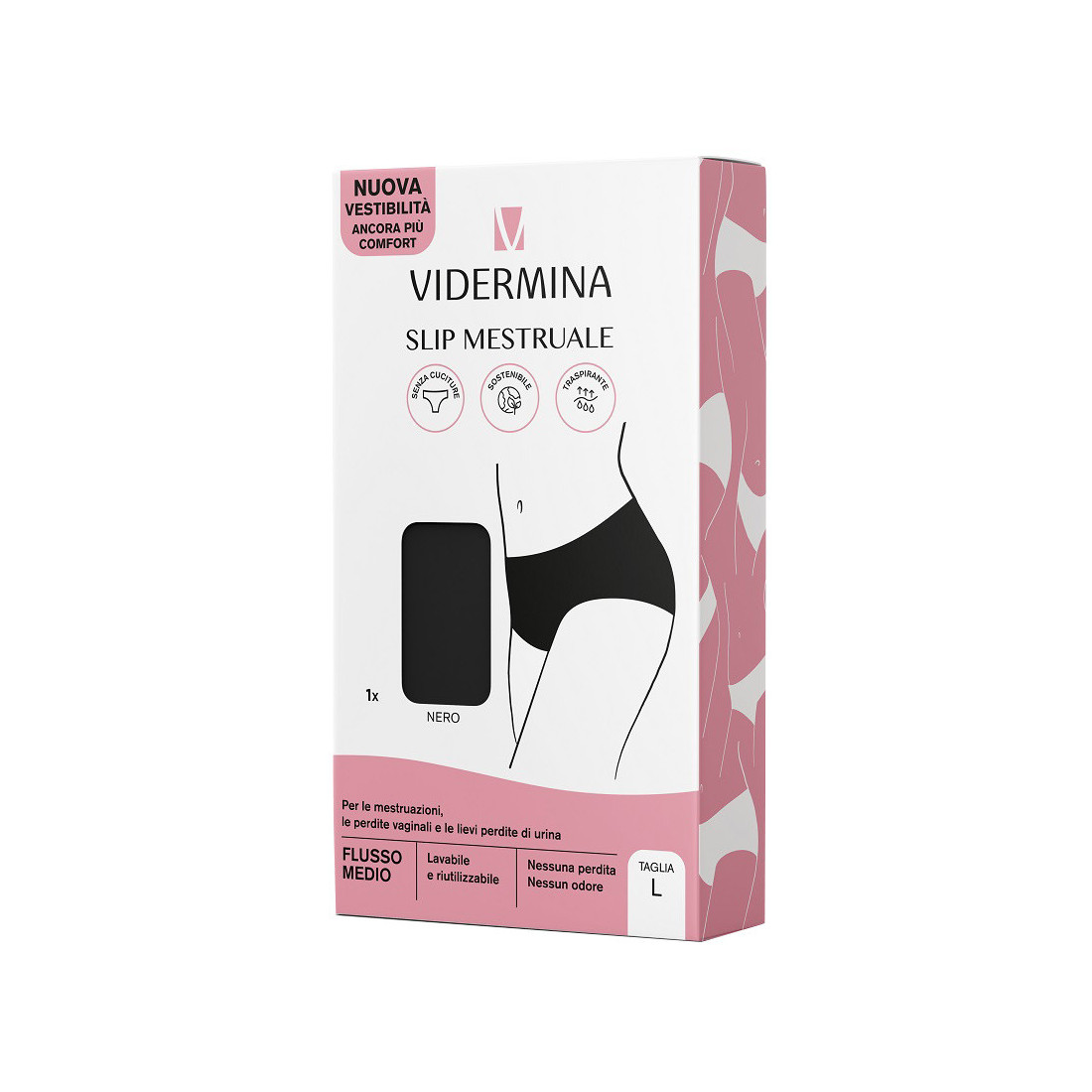 VIDERMINA SLIP MESTRUALE L ALT