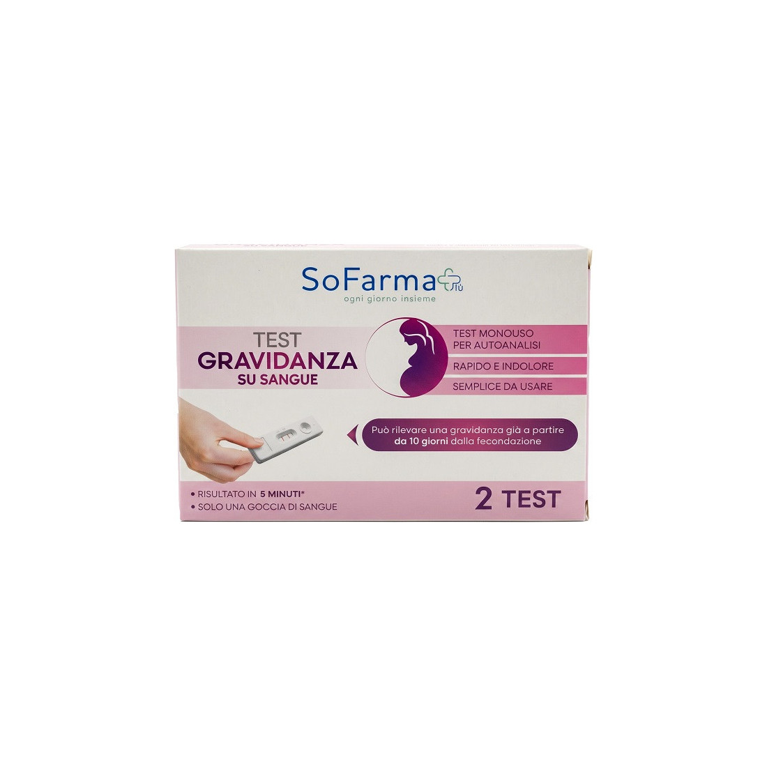 TEST GRAVIDANZA SANGUE SOFARMA