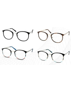 OCCHIALI DA LETTURA TRENDY NERO +1 PIC
