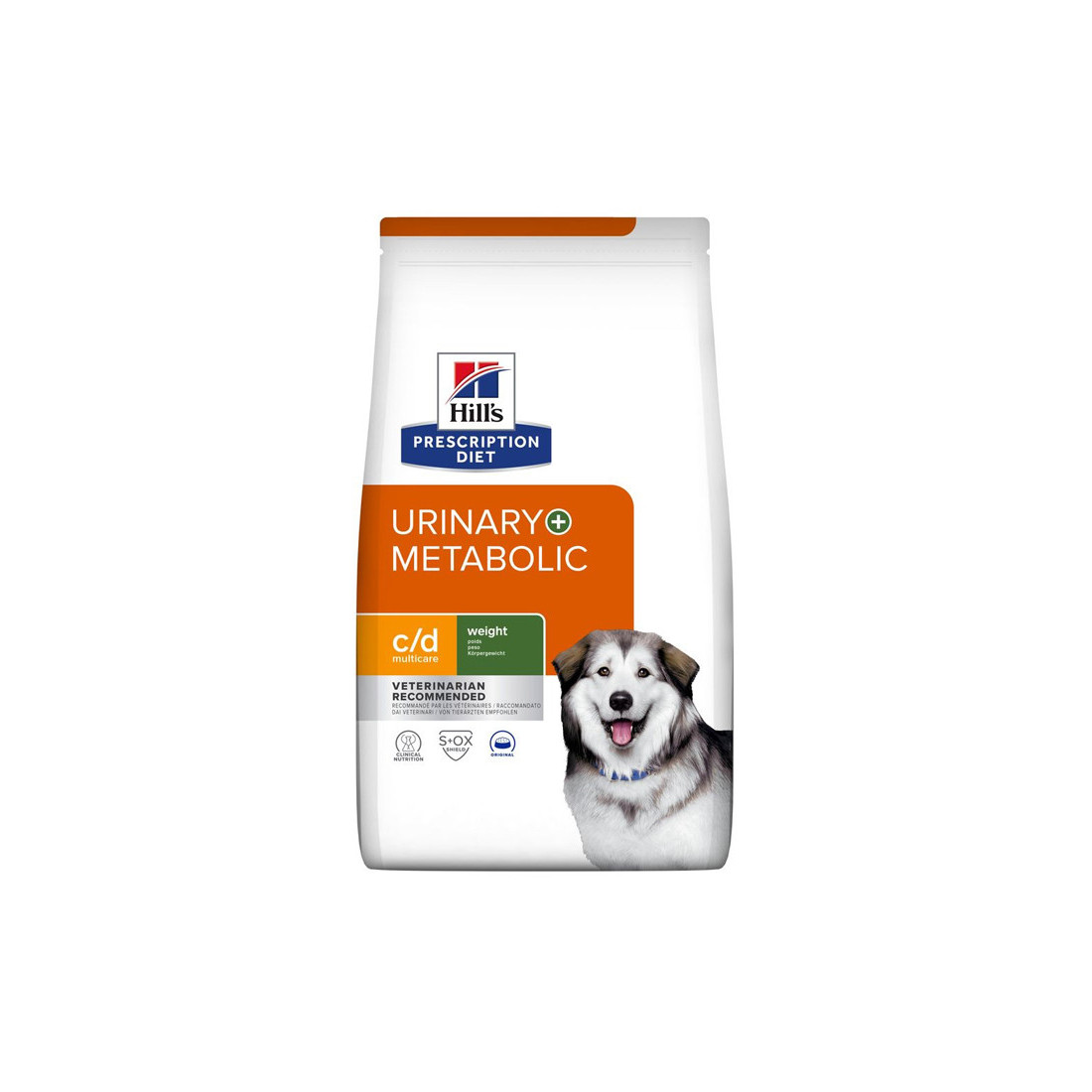 PD CANINE URINARY C/D+MET1,5KG