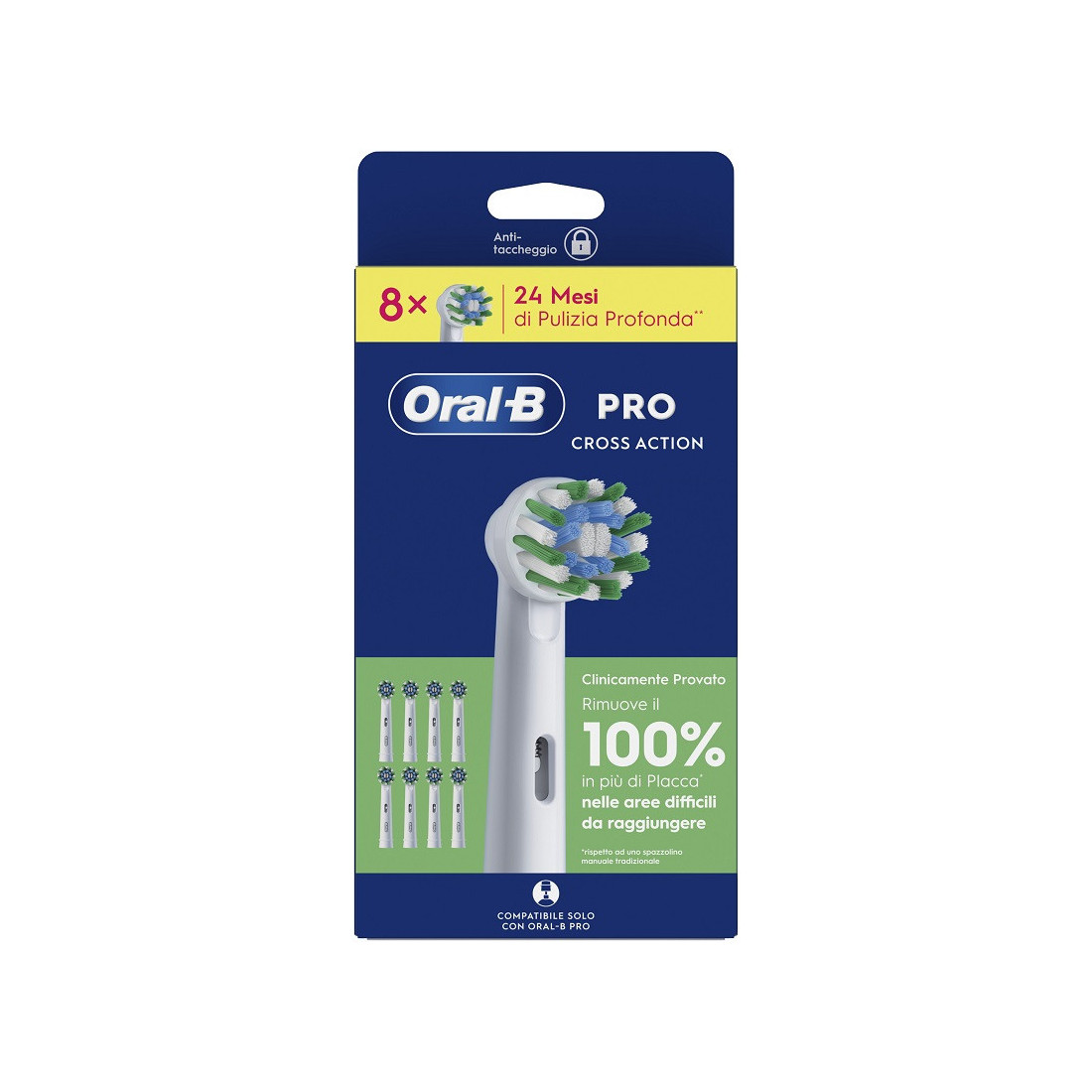 ORALB CROSSACTION REFILL 8PZ