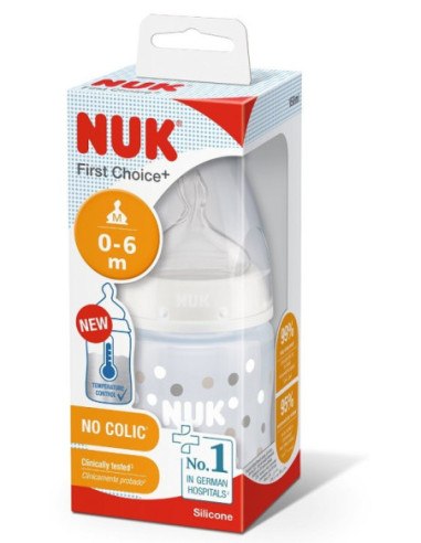 NUK BIBERON TC 150ML SIL 0-6M