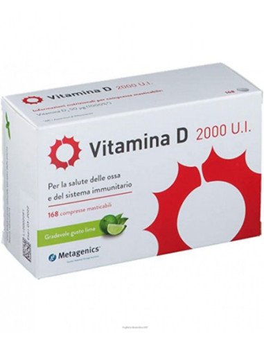 VITAMINA D 2000 UNITA 168 COMPRESSE METAGENICS