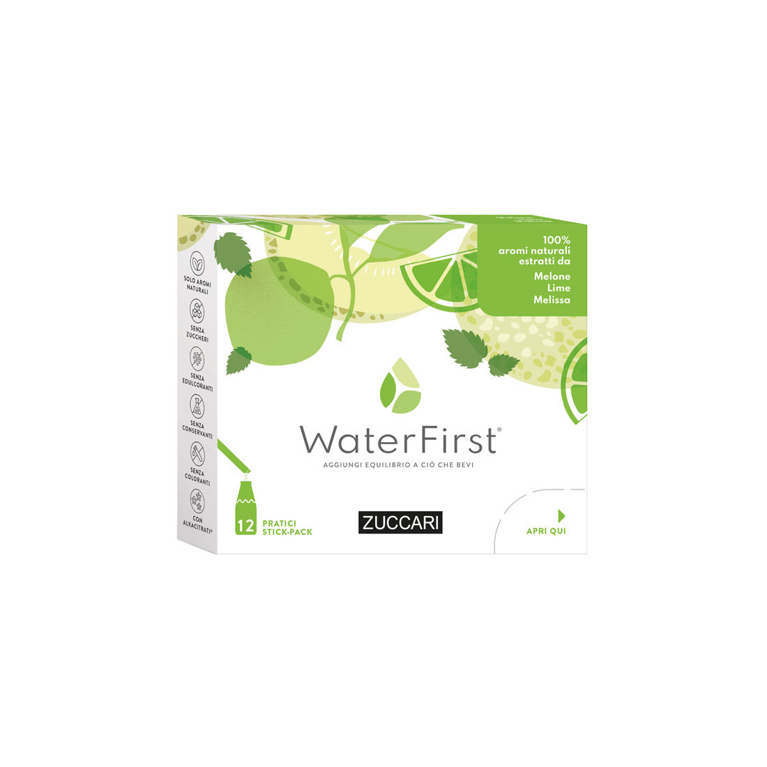 WATERFIRST MELON LIME MEL12STK