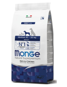MONGE DOG MED ADULT 3KG