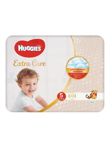 HUGGIES EXTRA CARE GR 5 32PZ