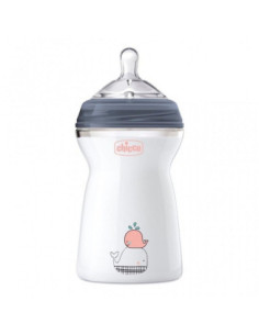 CHICCO BIBERON NATURAL FEELING BLACK&WHITE 330ML
