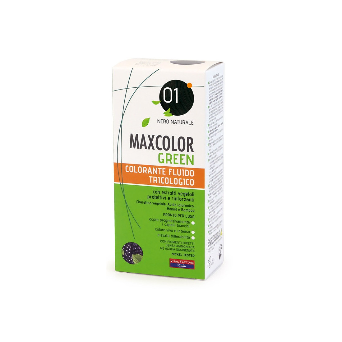 MAXCOLOR GREEN 01 NERO NAT