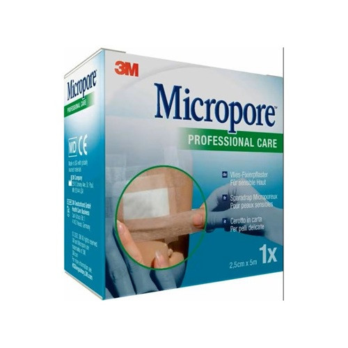 3M MICROPORE SURG T TA M5X25MM