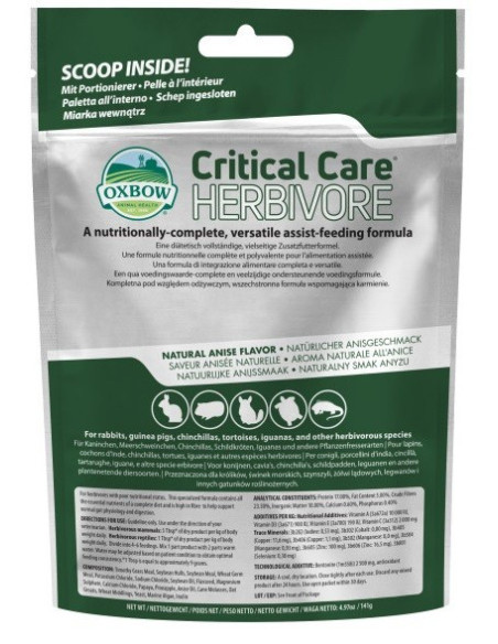 CRITICAL CARE HERBIVORE 141G