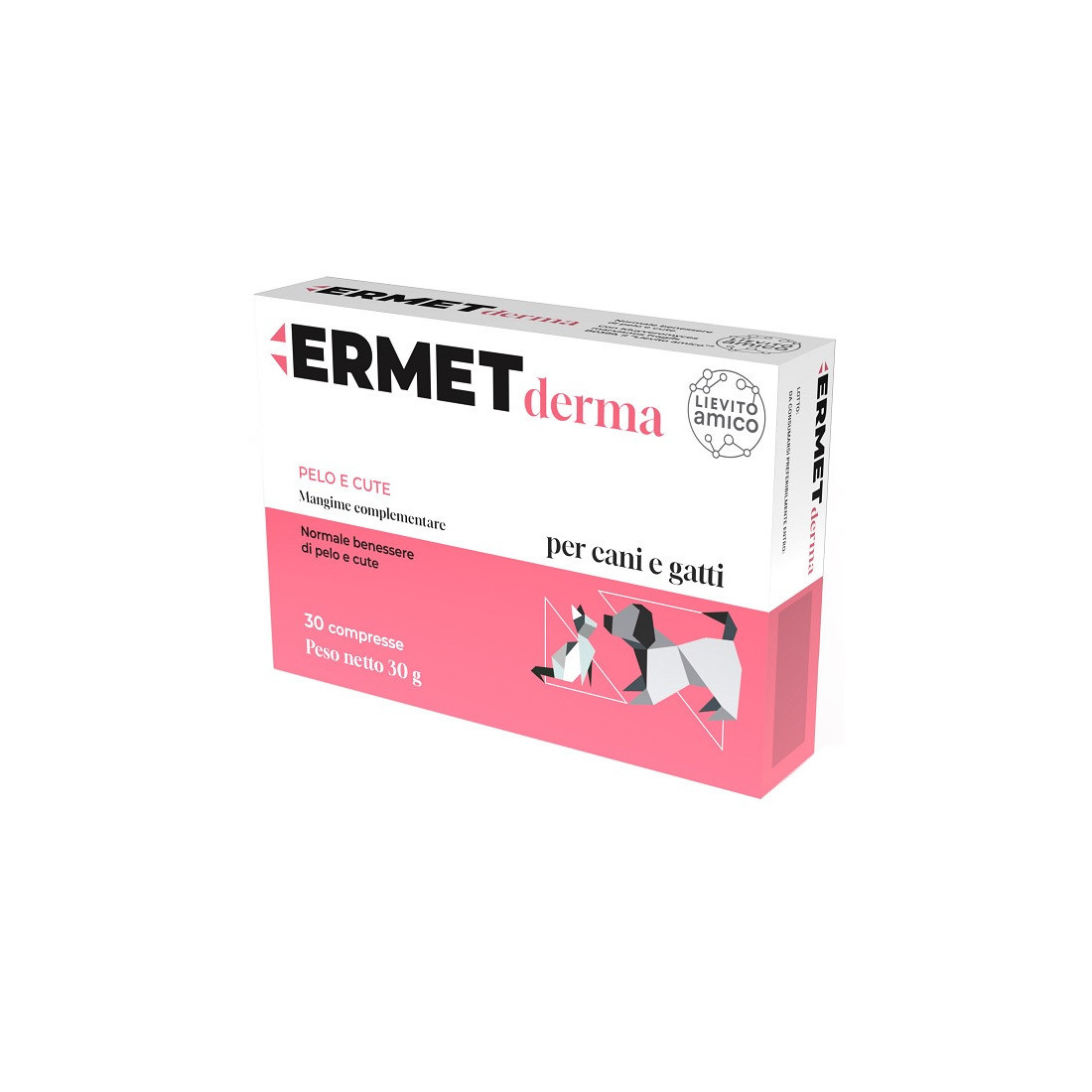 ERMET DERMA PELO E CUTE 30CPR