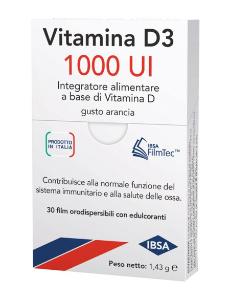 VITAMINA D3 IBSA 1000UI 30FILM