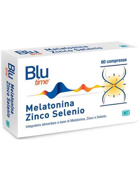 BLU TIME MELATONINA ZINCO SELENIO 60 COMPRESSE