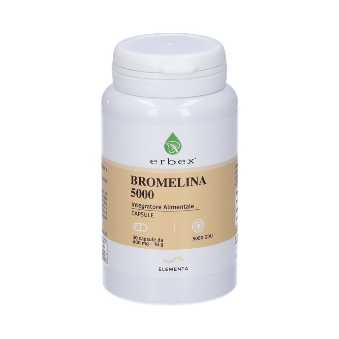 BROMELINA 5000 GDU 30 CAPSULE - ERBEX | FARMACONVENIENZA