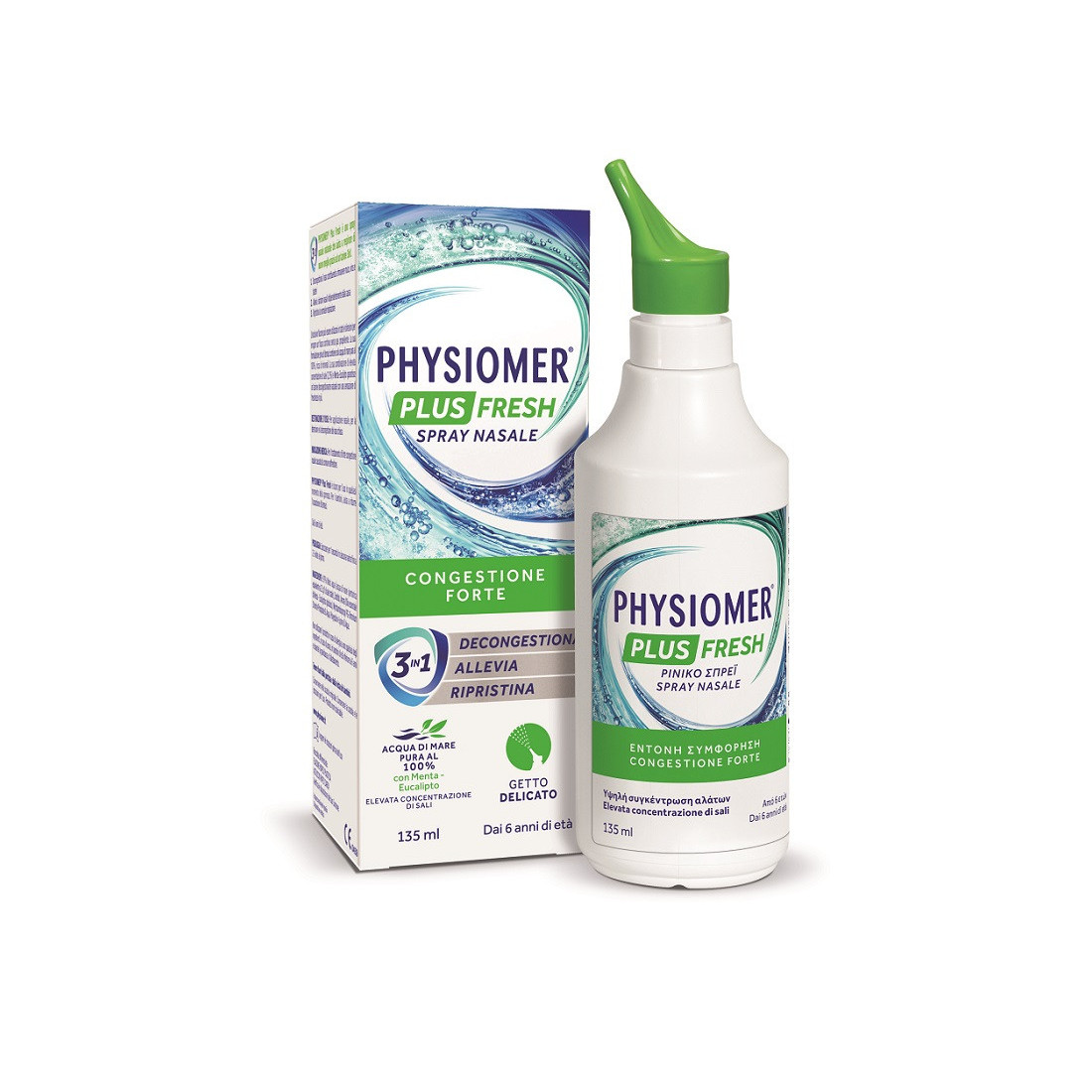 PHYSIOMER PLUS FRESH SPR 135ML
