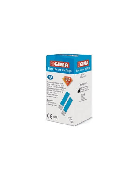 STRISCE GLICEMIA GIMA 25PZ