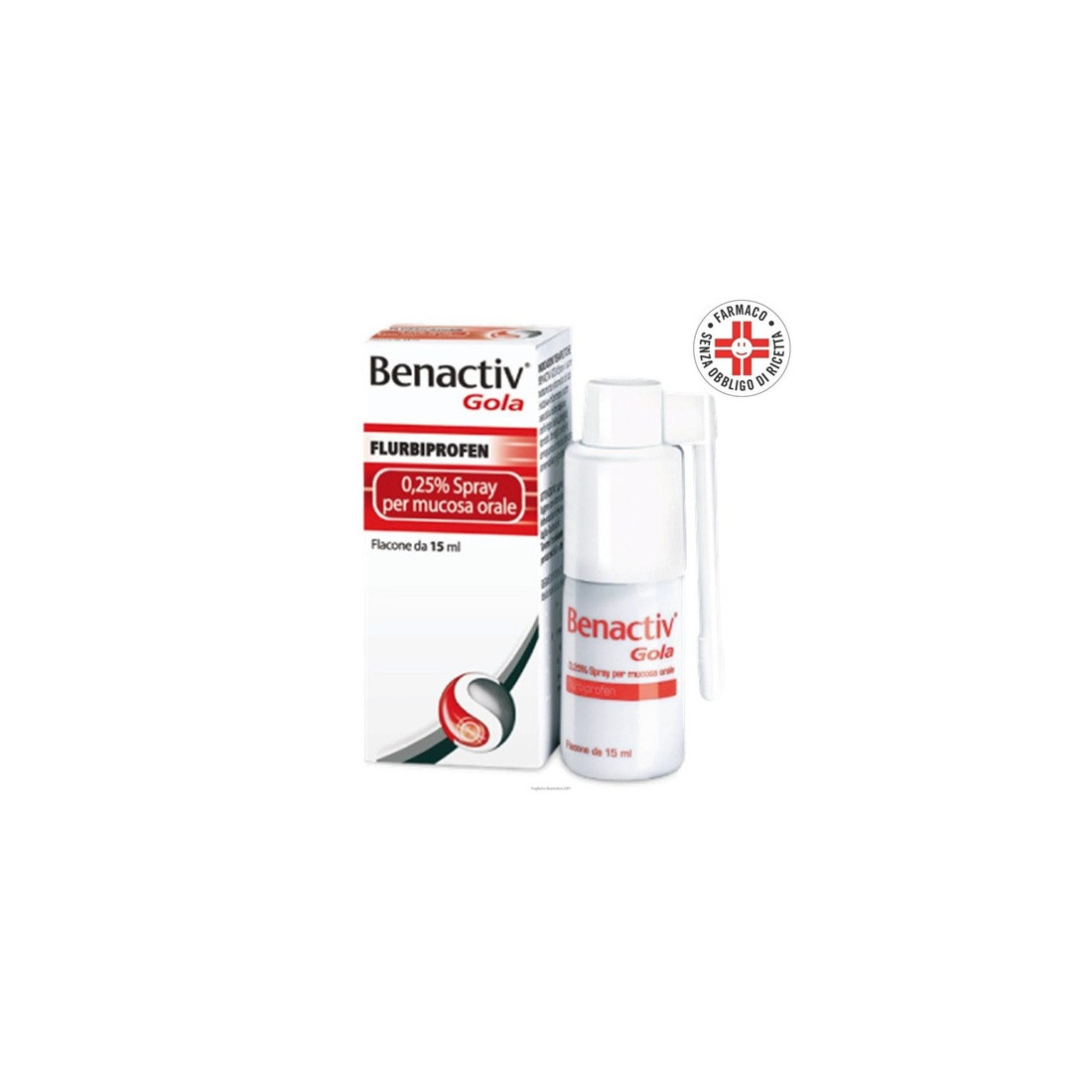 BENACTIV GOLA SPRAY 15ML 0.25%