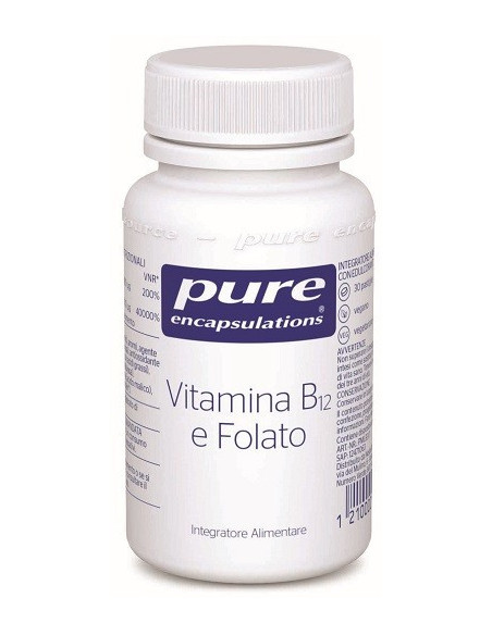 PURE ENCAPSUL VITB12 FOL30PAST
