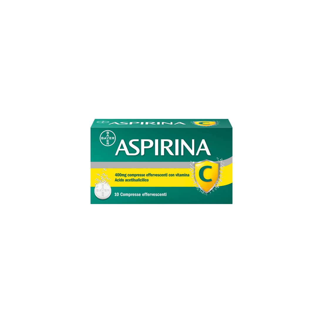 ASPIRINA C 10CPR EFF 400+240MG