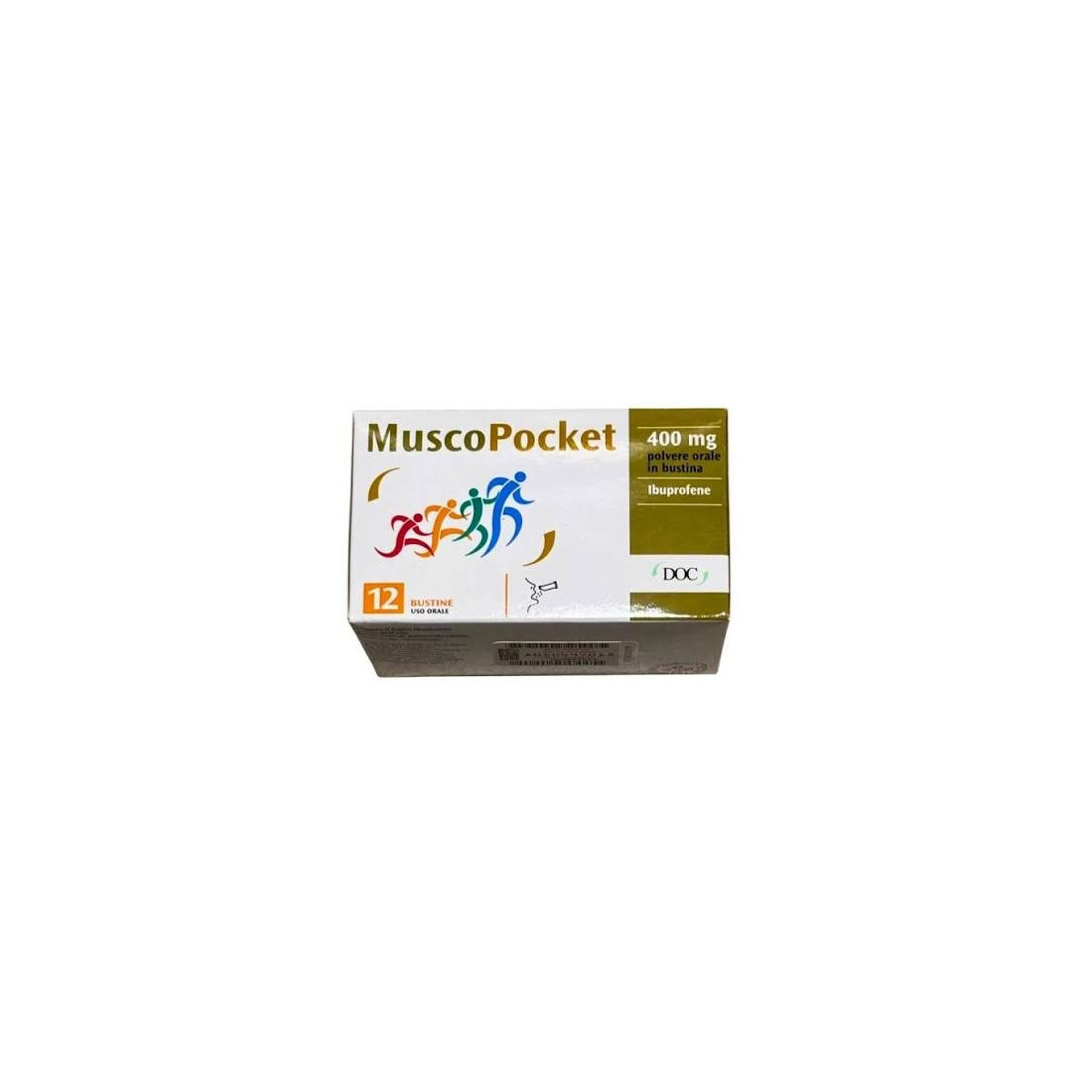 MUSCOPOCKET OS 12BUST 400MG