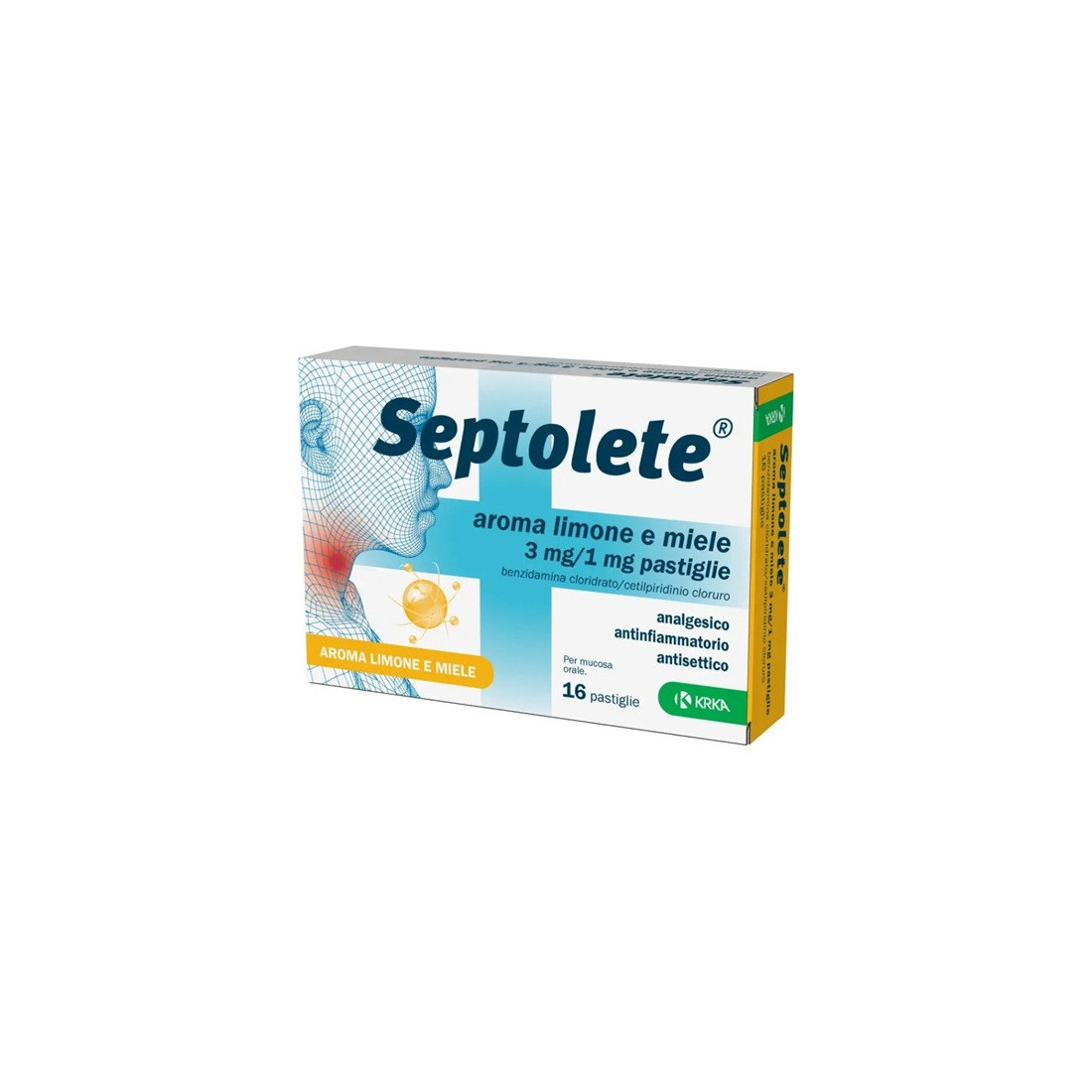 SEPTOLETE 16PAST 3MG+1MG COLA