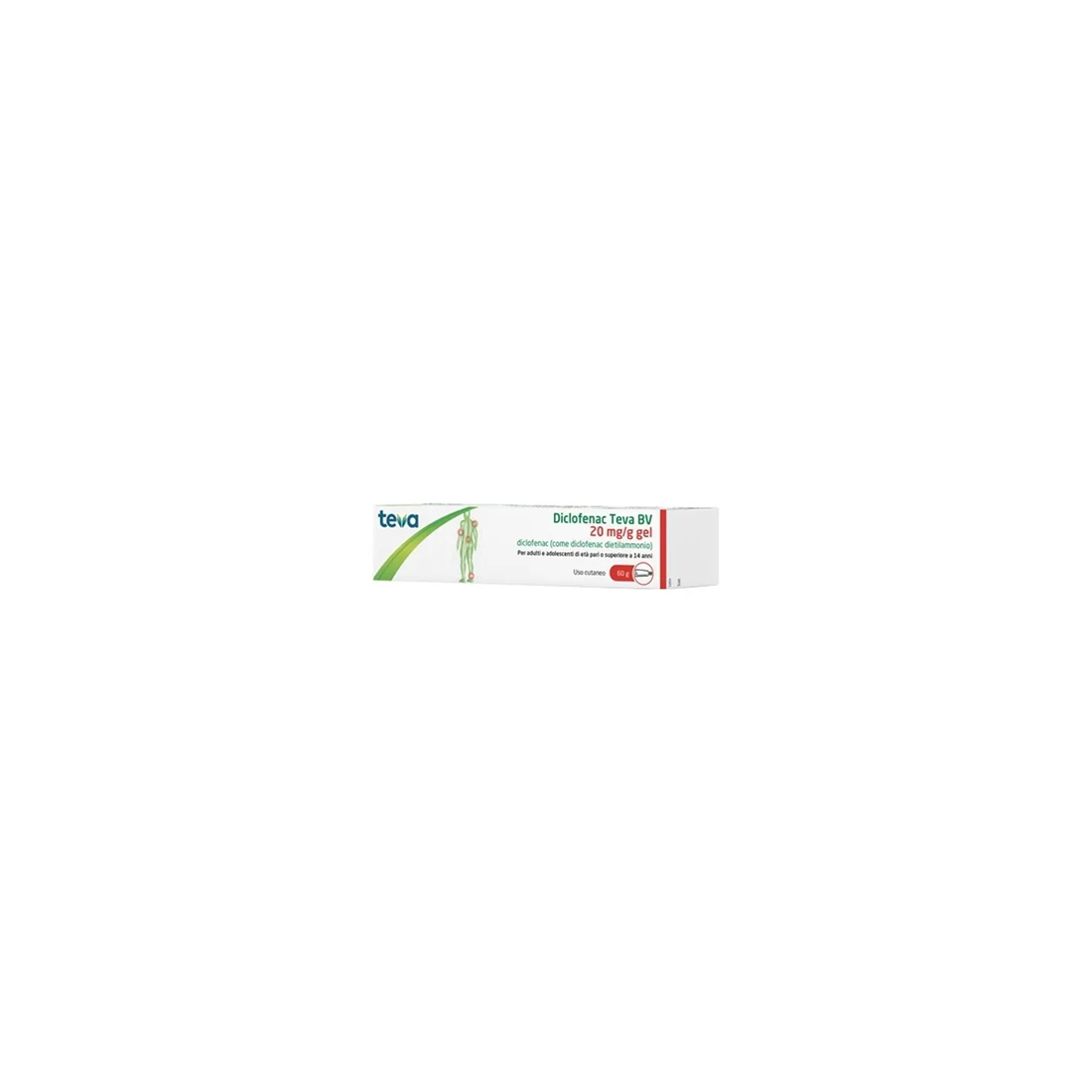 DICLOFENAC TE GEL 60G 20MG/G