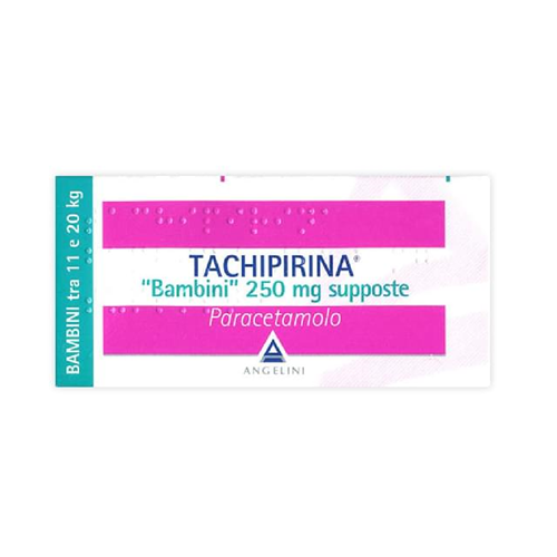 TACHIPIRINA BB 20SUPP 250MG