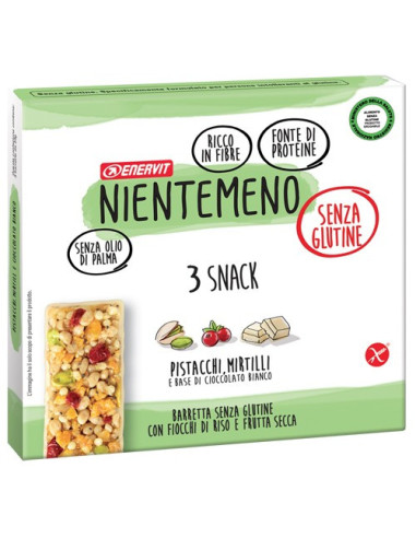 ENERVIT BARRETTA NIENTEMENO PISTACCHIO MIRTILLI 3X33G