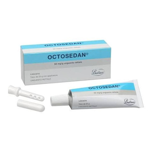OCTOSEDAN UNG RETT 25G 50MG/G