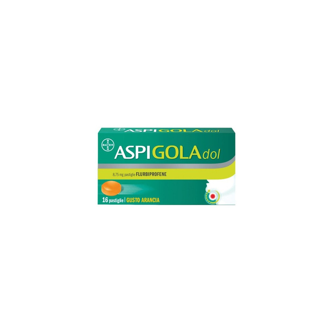 ASPIGOLADOL 16PASTL 8,75MG