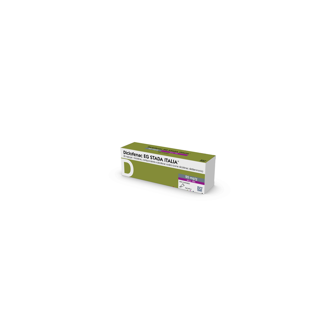 DICLOFENAC EG GEL 60G 20MG/G