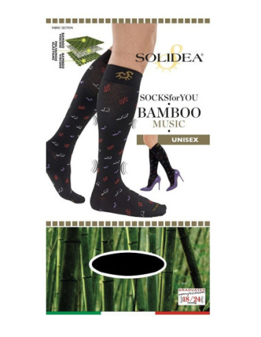 SOCKS FY BAMBOO MUSIC NERO XL