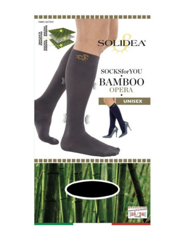 SOCKS FY BAMBOO OPERA NERO M