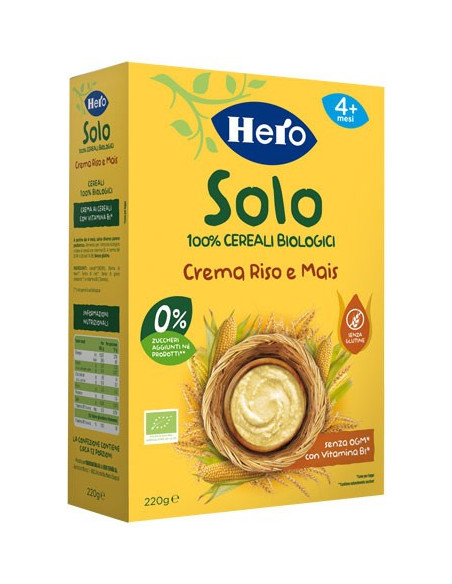 HERO SOLO CREMA RISO/MAIS 220G