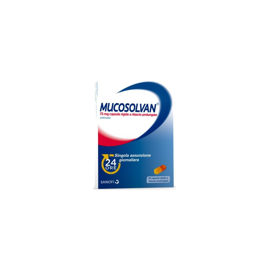 MUCOSOLVAN 20CPS 75MG RP