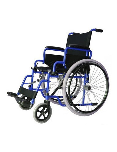 CARROZZINA PIEGHEVOLE RUOTE GRANDI E SEDUTA LARGA 45CM