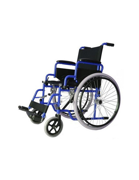 CARROZZINA PIEGHEVOLE RUOTE GRANDI E SEDUTA LARGA 45CM