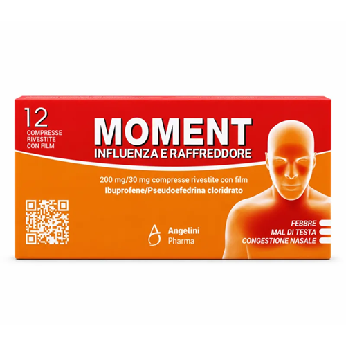 MOMENXSIN 200MG+30MG 12 COMPRESSE