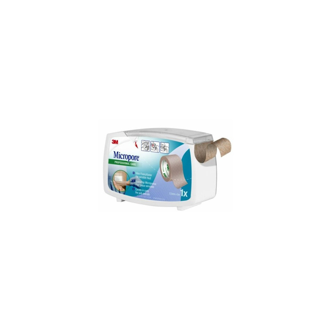 3M MICROPORE SURG TT M5X25MM D