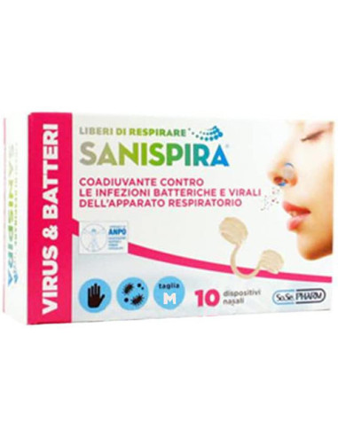SANISPIRA VIRUS & BATTERI M 10