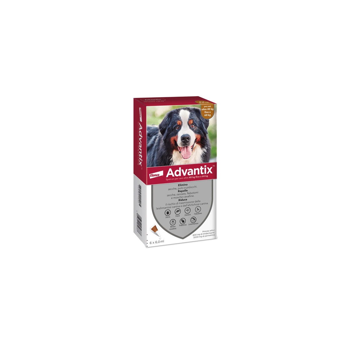 ADVANTIX SPOT ON 6PIP 40-60KG