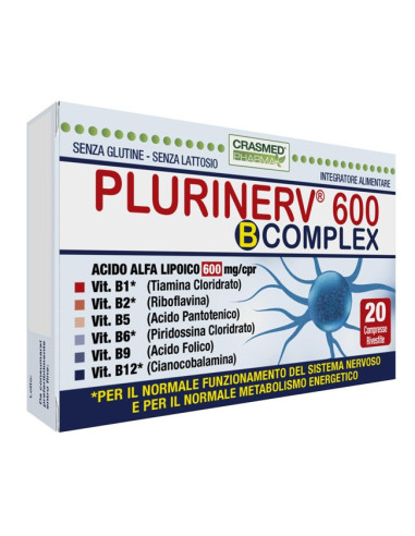 PLURINERV 600 B COMPLEX 20CPR