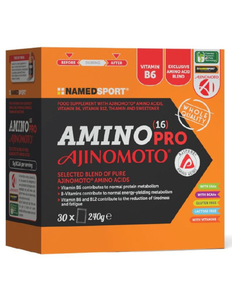 NAMED SPORT AMINO 16 PRO AJINOMOTO 30BUSTE