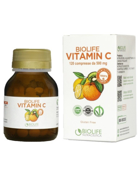 BIOLIFE VITAMIN C 120CPR