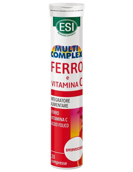 ESI FERRO VITAMINA C 20CPR EFFERVESCENTE